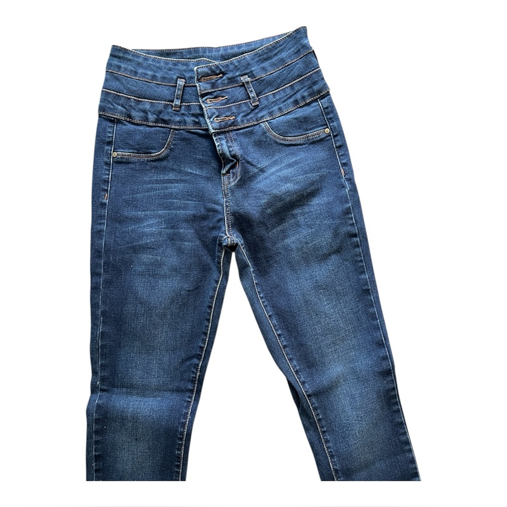 Refuge High Rise Blue Jeans Classic Style